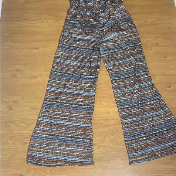 Exit multicolored earth tones size Large Romper - Picture 7 of 8